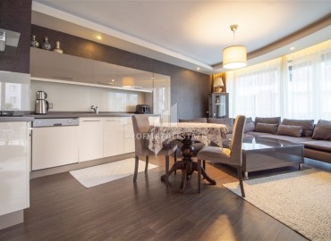 Стильные трехкомнатные апартаменты в охраняемой резиденции с двумя бассейнами, Хурма, Коньяалты, Анталия, 80 м2 ID-13626 фото-5