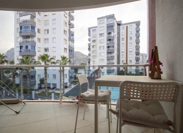 Стильные трехкомнатные апартаменты в охраняемой резиденции с двумя бассейнами, Хурма, Коньяалты, Анталия, 80 м2 ID-13626 фото-12