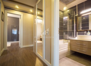 Стильные трехкомнатные апартаменты в охраняемой резиденции с двумя бассейнами, Хурма, Коньяалты, Анталия, 80 м2 ID-13626 фото-13