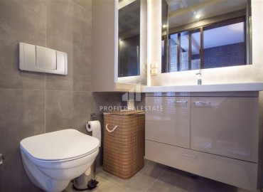 Стильные трехкомнатные апартаменты в охраняемой резиденции с двумя бассейнами, Хурма, Коньяалты, Анталия, 80 м2 ID-13626 фото-16