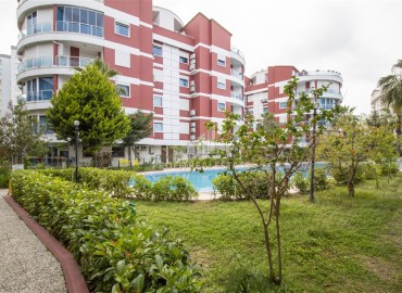 Стильные трехкомнатные апартаменты в охраняемой резиденции с двумя бассейнами, Хурма, Коньяалты, Анталия, 80 м2 ID-13626 фото-18