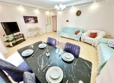 Меблированная четырехкомнатная квартира 160 м2, по привлекательной цене, с видом на море, в 300м от пляжа, Махмутлар, Аланья ID-13654 фото-12