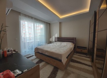 Элегантная меблированная квартира с тремя спальнями, 170 м2, с отдельной кухней, в 350 метрах от моря, Тосмур, Аланья ID-13655 фото-8