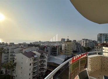 Элегантная меблированная трёхкомнатная квартира 125м2, с видом на море, в комплексе с инфраструктурой, Махмутлар, Аланья ID-13656 фото-16