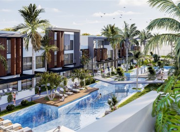 Инвестиционный проект 55-115 м2, с лофтами и частными бассейнами, по привлекательной цене, Новый Босфор, Фамагуста, Северный Кипр ID-13681 фото-1