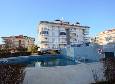 Elegant furnished penthouse 220 m2, with three bedrooms and a glazed balcony in Oba, Alanya ID-11858 фото-19