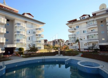 Elegant furnished penthouse 220 m2, with three bedrooms and a glazed balcony in Oba, Alanya ID-11858 фото-20