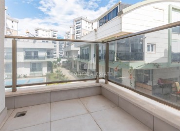 Bright duplex apartment 3 + 1, unfurnished, in a residential residence with a swimming pool, in the Guzeloba district, Antalya, 130 m2 ID-13684 фото-15