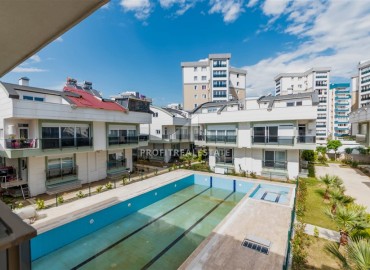 Bright duplex apartment 3 + 1, unfurnished, in a residential residence with a swimming pool, in the Guzeloba district, Antalya, 130 m2 ID-13684 фото-16