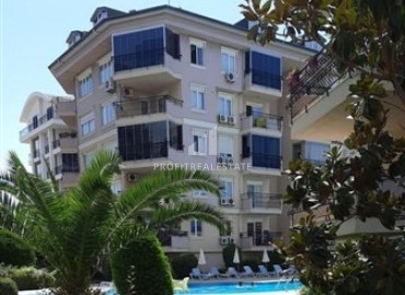 Ready-to-live-in two bedroom apartment of 110 m2 layout, in a residence with facilities in Oba, Alanya ID-13692 фото-1