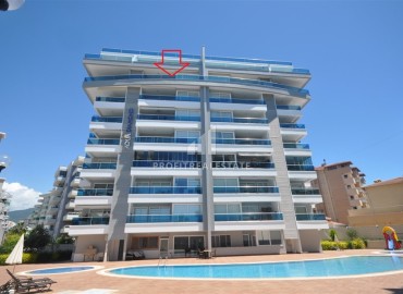 Large duplex apartment 3 + 1, ready to move in, just 50 meters from the sea, Tosmur, Alanya, 228 m2 ID-13694 фото-1