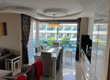 Stylish two bedroom apartment 111 m2, with a designer interior, 50 meters from the sea, Tosmur, Alanya ID-13693 фото-10