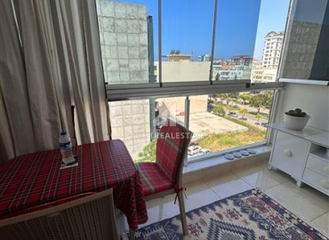 Furnished one-bedroom apartment 50 m2, with a glazed balcony, ready to move in, Mahmutlar, Alanya ID-13706 фото-7