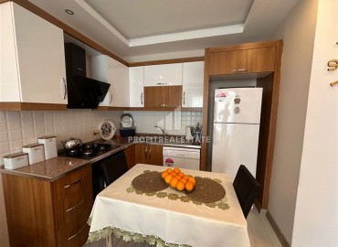 Furnished one-bedroom apartment 50 m2, with a glazed balcony, ready to move in, Mahmutlar, Alanya ID-13706 фото-12