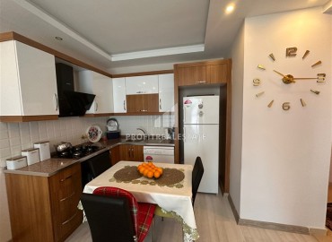 Furnished one-bedroom apartment 50 m2, with a glazed balcony, ready to move in, Mahmutlar, Alanya ID-13706 фото-13