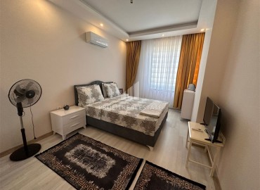 Furnished one-bedroom apartment 50 m2, with a glazed balcony, ready to move in, Mahmutlar, Alanya ID-13706 фото-19