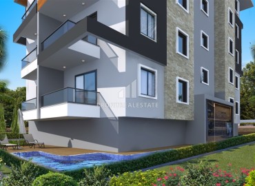 Attractive investment project in installments, 55-100m2, in a residence with facilities, Mahmutlar, Alanya ID-13707 фото-2