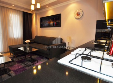Меблированная квартира с одной спальней, 55м², в центре Алании в комплексе с бассейном ID-11363 фото-14