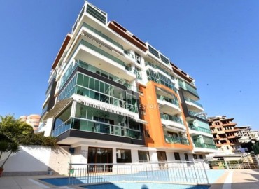 Элегантная трехкомнатная квартира 115 м2, с большим застекленным балконом и джакузи, в 500 метрах от моря, Тосмур, Аланья ID-13711 фото-1