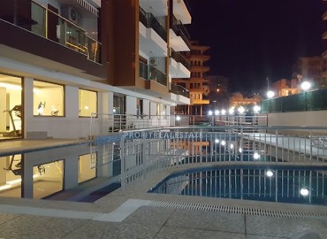 Elegant two bedroom apartment 115 m2, with a large glazed balcony and jacuzzi, 500 meters from the sea, Tosmur, Alanya ID-13711 фото-2