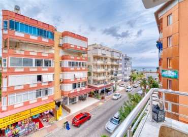 Furnished one bedroom apartment, 55m², in a residence with a swimming pool 100m from the sea in Oba, Alanya. ID-13736 фото-12