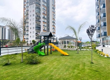 Стильная трехкомнатная квартира, 105м², в 550м от моря в Мерсине, район Каргыпынары ID-13745 фото-5