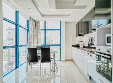 Трехкомнатная меблированная квартира, 120м², в элитном комплексе в районе Алании – Джикджилли ID-13751 фото-7