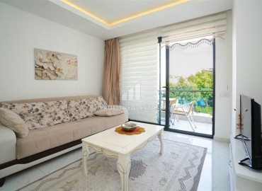 Furnished one bedroom apartment in a residence with two swimming pools, Alanya center, 55 m2 ID-13755 фото-2