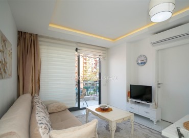 Furnished one bedroom apartment in a residence with two swimming pools, Alanya center, 55 m2 ID-13755 фото-3