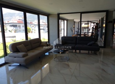 New apartment 1 + 1, with furniture and appliances, in a residence with a rich facilities, Oba, Alanya, 45 m2. ID-13756 фото-13