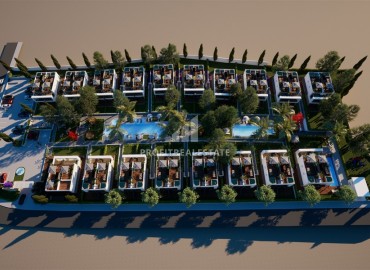 Инвестиционный проект класса люкс в 100 метрах от моря — виллы в комплексе с частным пляжем 104-208м2, Лапта, Северный Кипр ID-13762 фото-14