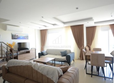 Furnished two bedroom penthouse, 120m², in a luxury residence in Avsallar, Alanya ID-13767 фото-7