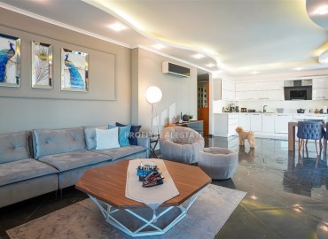 Luxury penthouse 279 m2, with five bedrooms, designer interior, suitable for citizenship, in Oba, Alanya ID-13769 фото-11