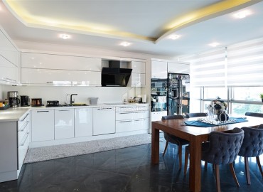 Luxury penthouse 279 m2, with five bedrooms, designer interior, suitable for citizenship, in Oba, Alanya ID-13769 фото-13