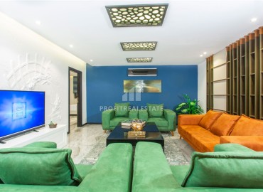 Stylish design penthouse 180 m2, with four bedrooms, 250 meters from the sea, in the center of Oba, Alanya ID-13771 фото-14