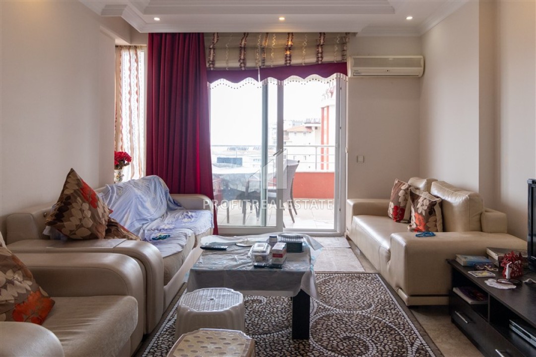 Меблированные апартаменты с двумя спальнями в благоустроенной резиденции района Джикджилли, Аланья, 90 м2 ID-13785 фото-2