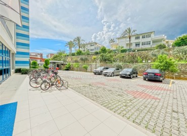 Elegant furnished bright apartment 2 + 1, 120 m2, in a residence with facilities in Cikcilli, Alanya ID-13791 фото-18
