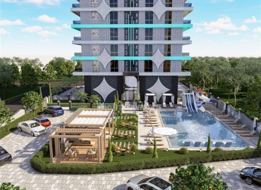 Apartment at the project stage at the lowest developer prices, just 500 meters from the center of Mahmutlar, 56-155 m2 ID-13797 фото-4