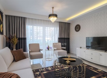 Elegant one-bedroom apartment, equipped with furniture and appliances, 200 meters from the center of Mahmutlar, Alanya, 70 m2 ID-9455 фото-7