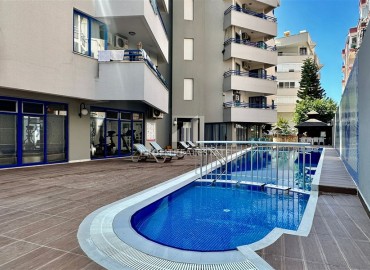 Elegant furnished one-bedroom apartment 55 m2, 50 meters from the sea, in the very center of Alanya ID-13819 фото-11