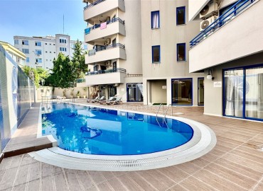 Elegant furnished one-bedroom apartment 55 m2, 50 meters from the sea, in the very center of Alanya ID-13819 фото-14