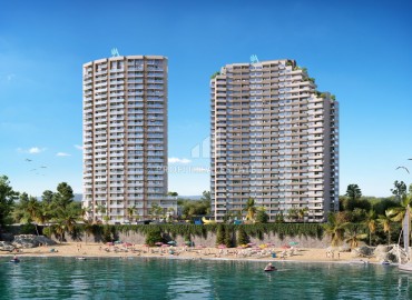 Большие семейные квартиры, 98-146м², в элитном комплексе у моря на окончательном этапе строительства в Аяш, Эрдемли ID-13843 фото-1