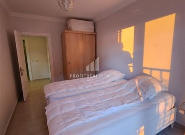 Уютная меблированная трехкомнатная квартира 115 м2, с большой террасой и видом на море, Бекташ, Аланья ID-13849 фото-18