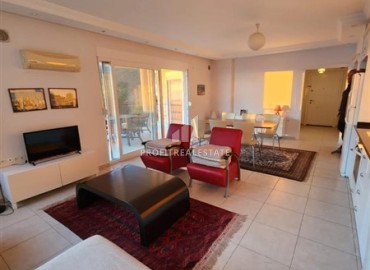 Уютная меблированная трехкомнатная квартира 115 м2, с большой террасой и видом на море, Бекташ, Аланья ID-13849 фото-20
