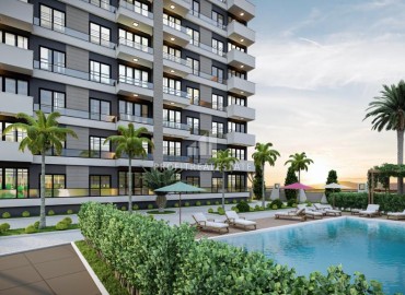 One-bedroom apartment, 60m², in a residence at the stage of commissioning 500m from the sea in Erdemli, Arpacbakhshish ID-13868 фото-10