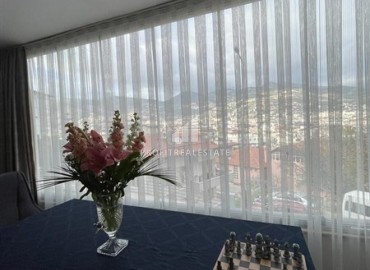 Стильная трехкомнатная квартира, 105м², с видом на горы в центре Алании, открытом для ВНЖ ID-13873 фото-3