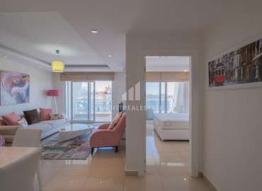 Sea view furnished one-bedroom apartment, 60m², in a luxury residence in Cikcilli ID-13874 фото-10
