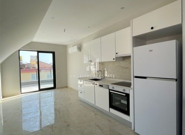 Двухуровневая квартира 2+1, 110м², в новой резиденции с бассейном в центре Алании, в 500м от моря ID-13878 фото-2