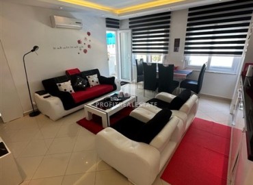 Furnished apartment 2 + 1, 90m², in a residence with a swimming pool, in the center of Oba, Alanya ID-13883 фото-5