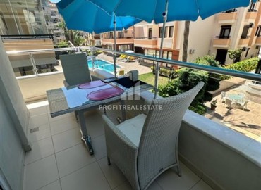 Furnished apartment 2 + 1, 90m², in a residence with a swimming pool, in the center of Oba, Alanya ID-13883 фото-16